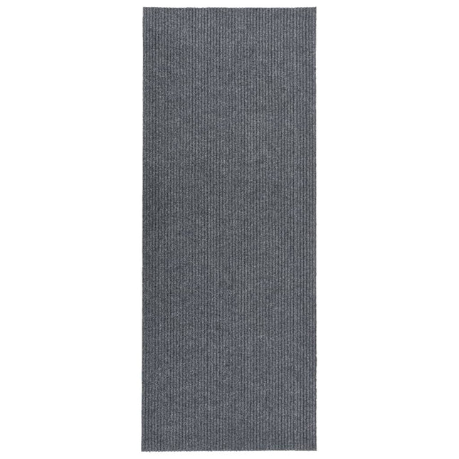snavsbestandig tæppeløber 100x300 cm grå