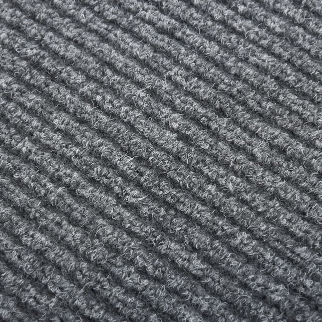 snavsbestandig tæppeløber 100x300 cm grå