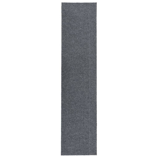 snavsbestandig tæppeløber 100x450 cm grå
