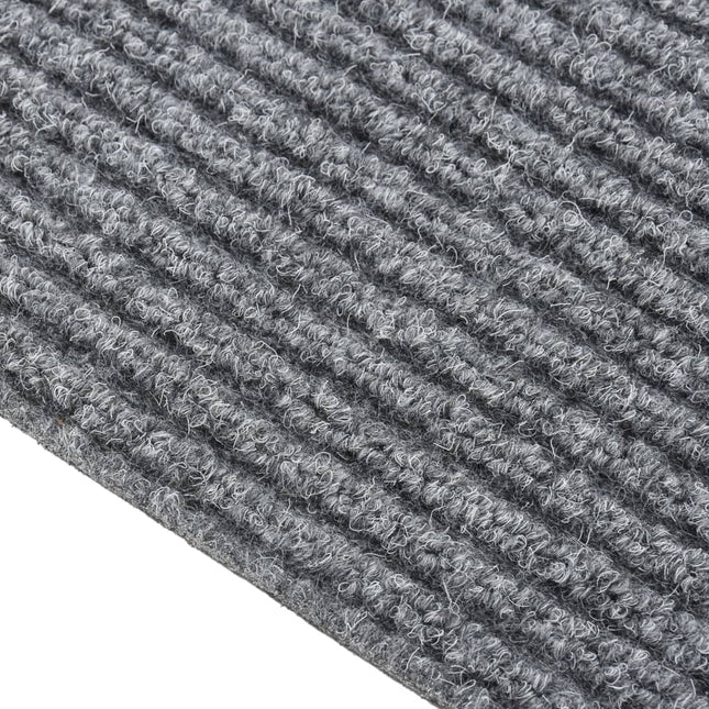 snavsbestandig tæppeløber 100x450 cm grå