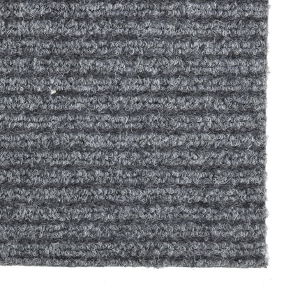 snavsbestandig tæppeløber 100x450 cm grå