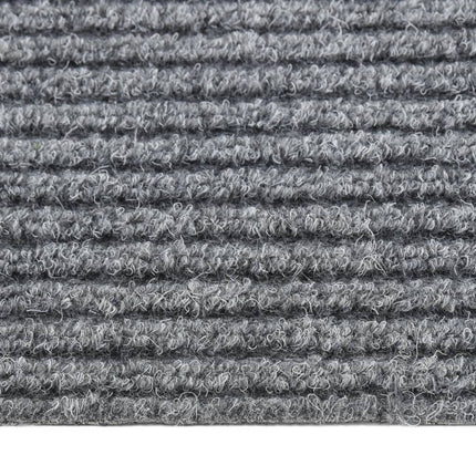 snavsbestandig tæppeløber 100x450 cm grå