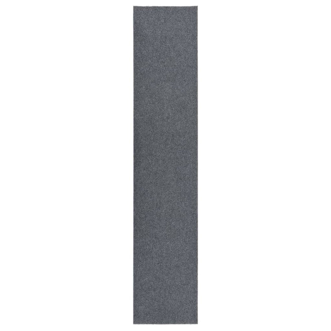 snavsbestandig tæppeløber 100x500 cm grå