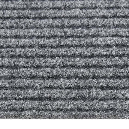 snavsbestandig tæppeløber 100x500 cm grå