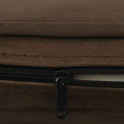 hundesofa 67x47x36 cm plys brun