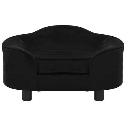 hundesofa 67x47x36 cm plys sort