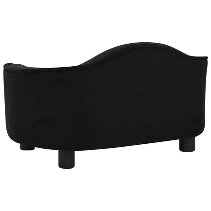 hundesofa 67x47x36 cm plys sort