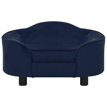 hundesofa 67x47x36 cm plys blå