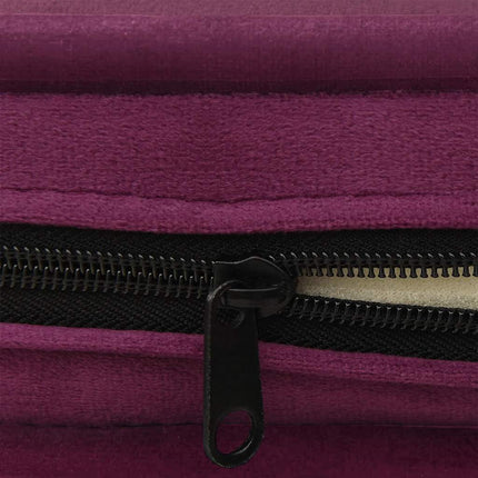 hundesofa 67x47x36 cm plys bordeauxfarvet