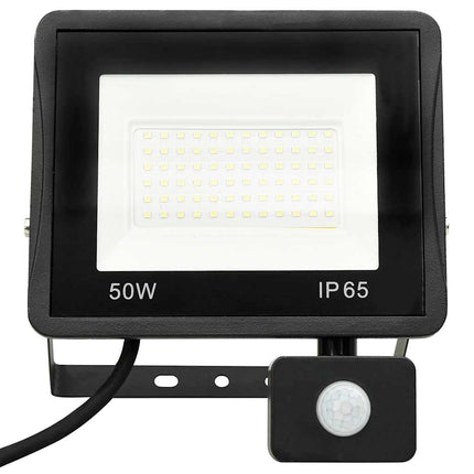 LED-projektør med sensor 50 W varmt hvidt lys