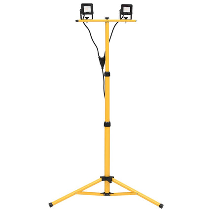LED-projektør med stativ 2x10 W varm hvid
