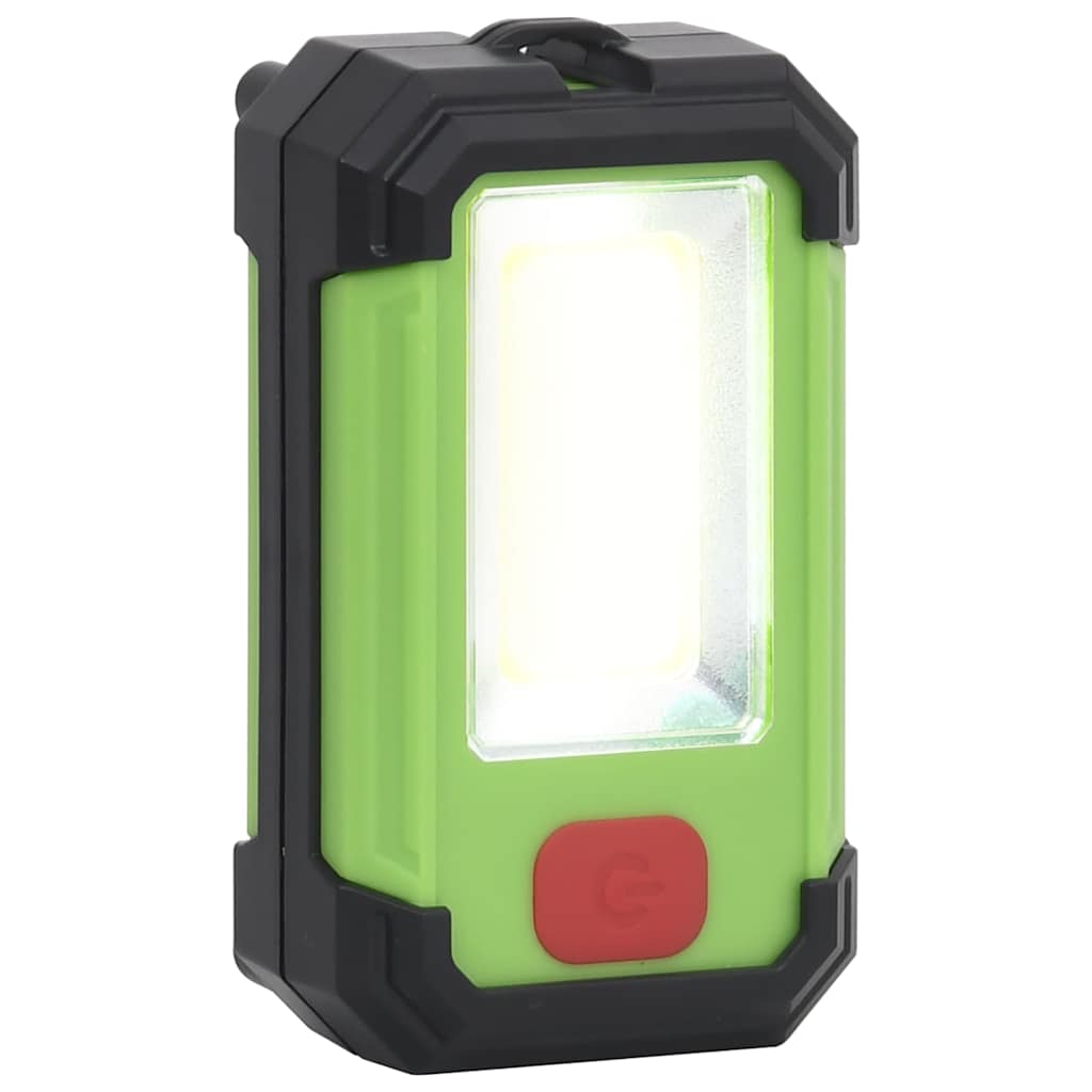 Bærbar solcelledrevet LED-projektør 7 W - kold hvid arbejdslampe