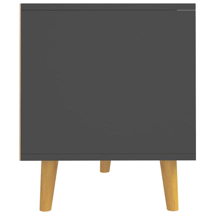 tv-bord 90x40x48,5 cm konstrueret træ grå