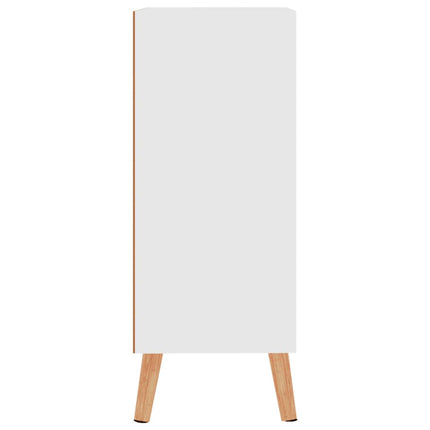 skænk 60x30x72 cm konstrueret træ hvid