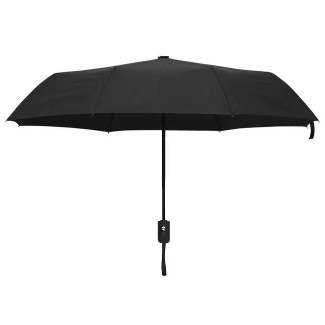 paraply 95 cm automatisk åbning og lukning sort