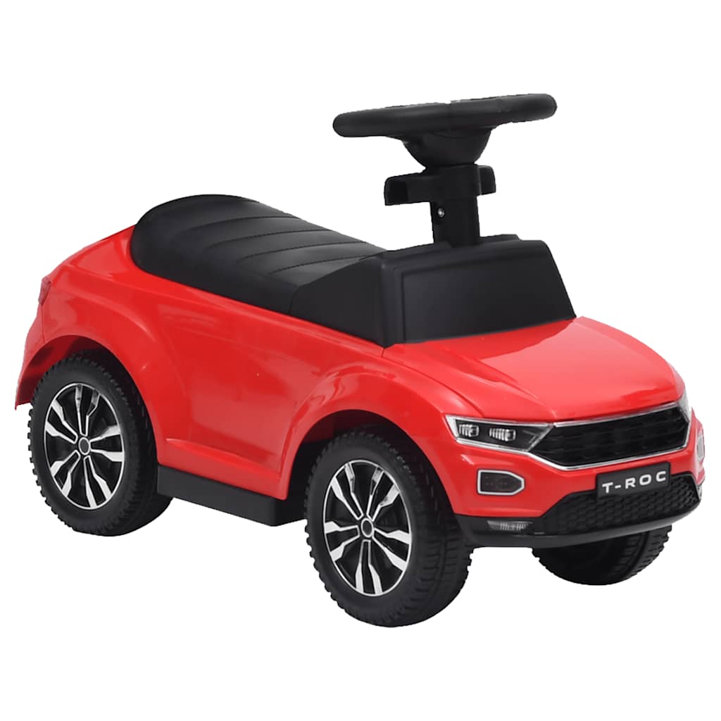 gåbil Volkswagen T-Roc rød