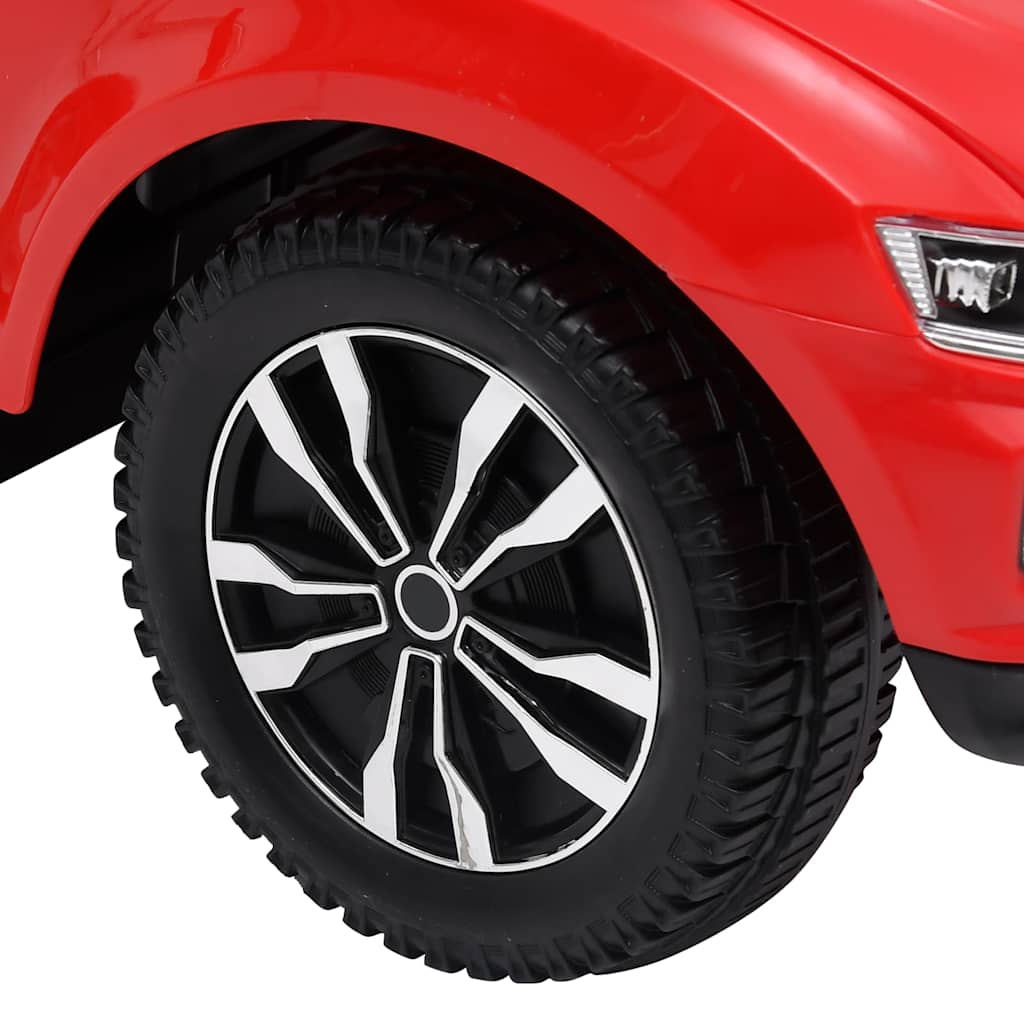 gåbil Volkswagen T-Roc rød