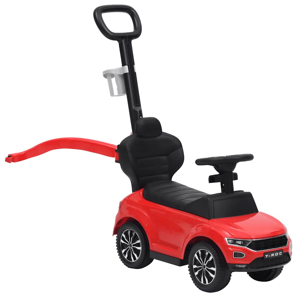 gåbil Volkswagen T-Roc rød