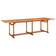 havebord 280x90x75 cm massivt akacietræ