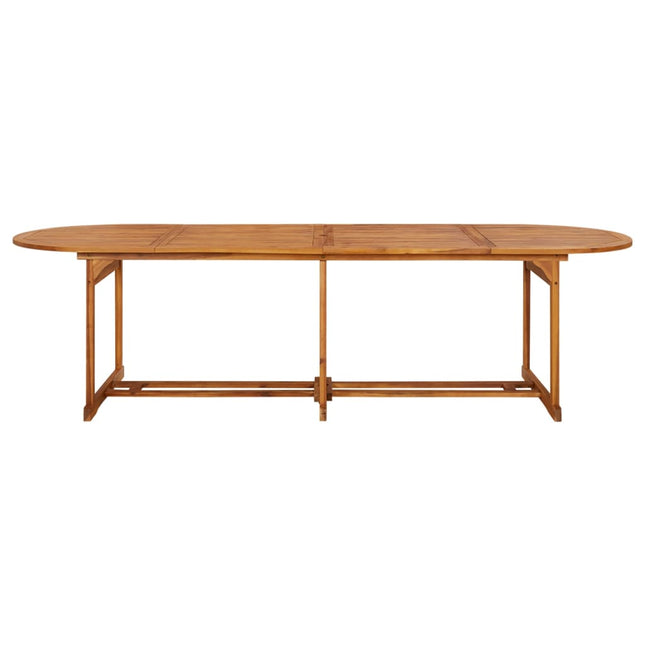 havebord 280x90x75 cm massivt akacietræ