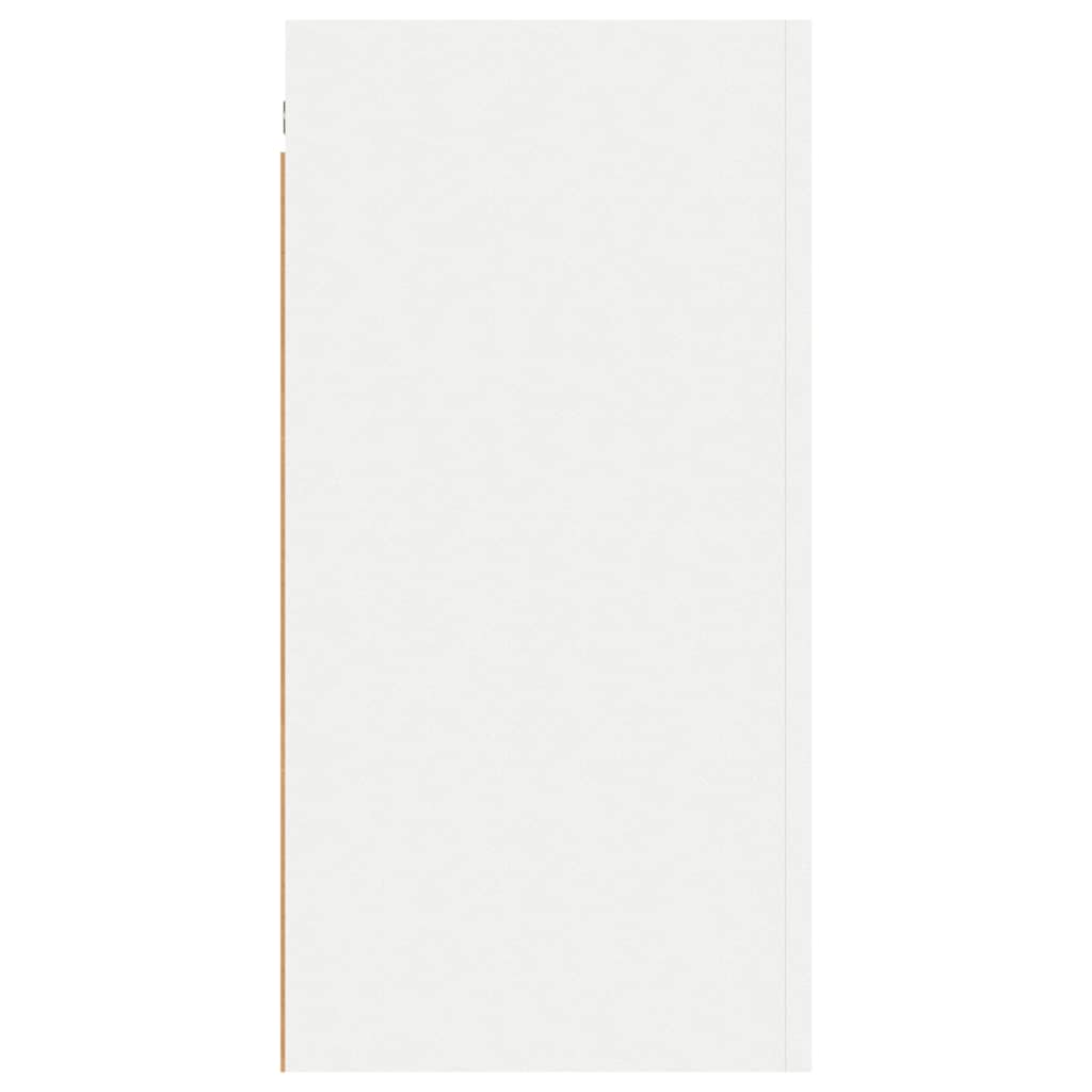 tv-bord 30,5x30x60 cm konstrueret træ hvid