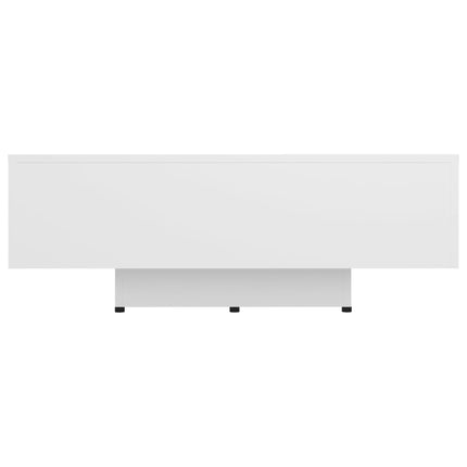 sofabord 85x55x31 cm konstrueret træ hvid