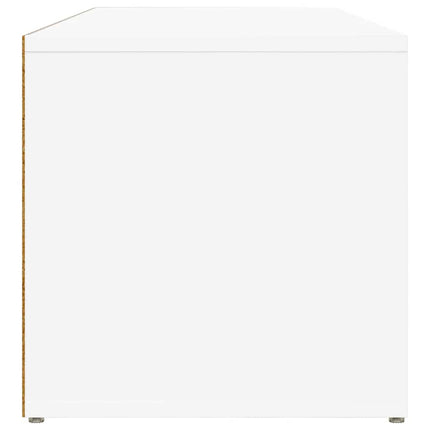 skoreol 102x35x35 cm konstrueret træ hvid