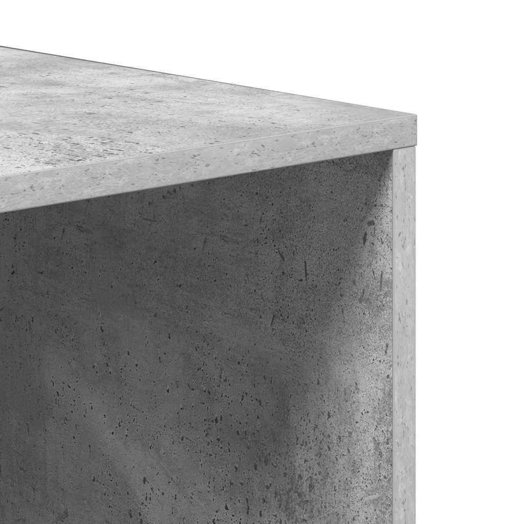 skoreol 105x35x35 cm konstrueret træ betongrå