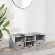 skoreol 105x35x35 cm konstrueret træ betongrå