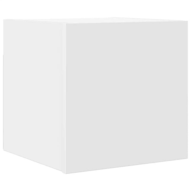 væghængt tv-skab 30,5x30x30 cm hvid