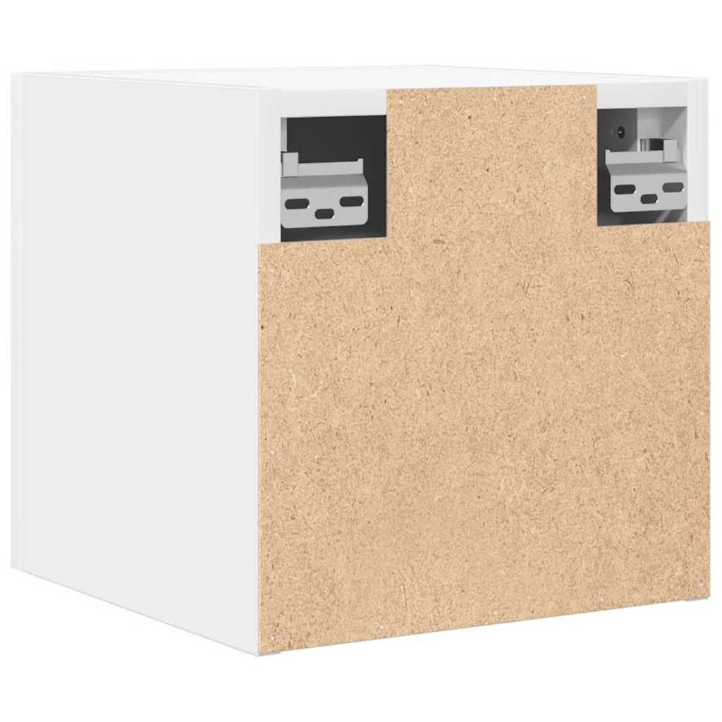 væghængt tv-skab 30,5x30x30 cm hvid