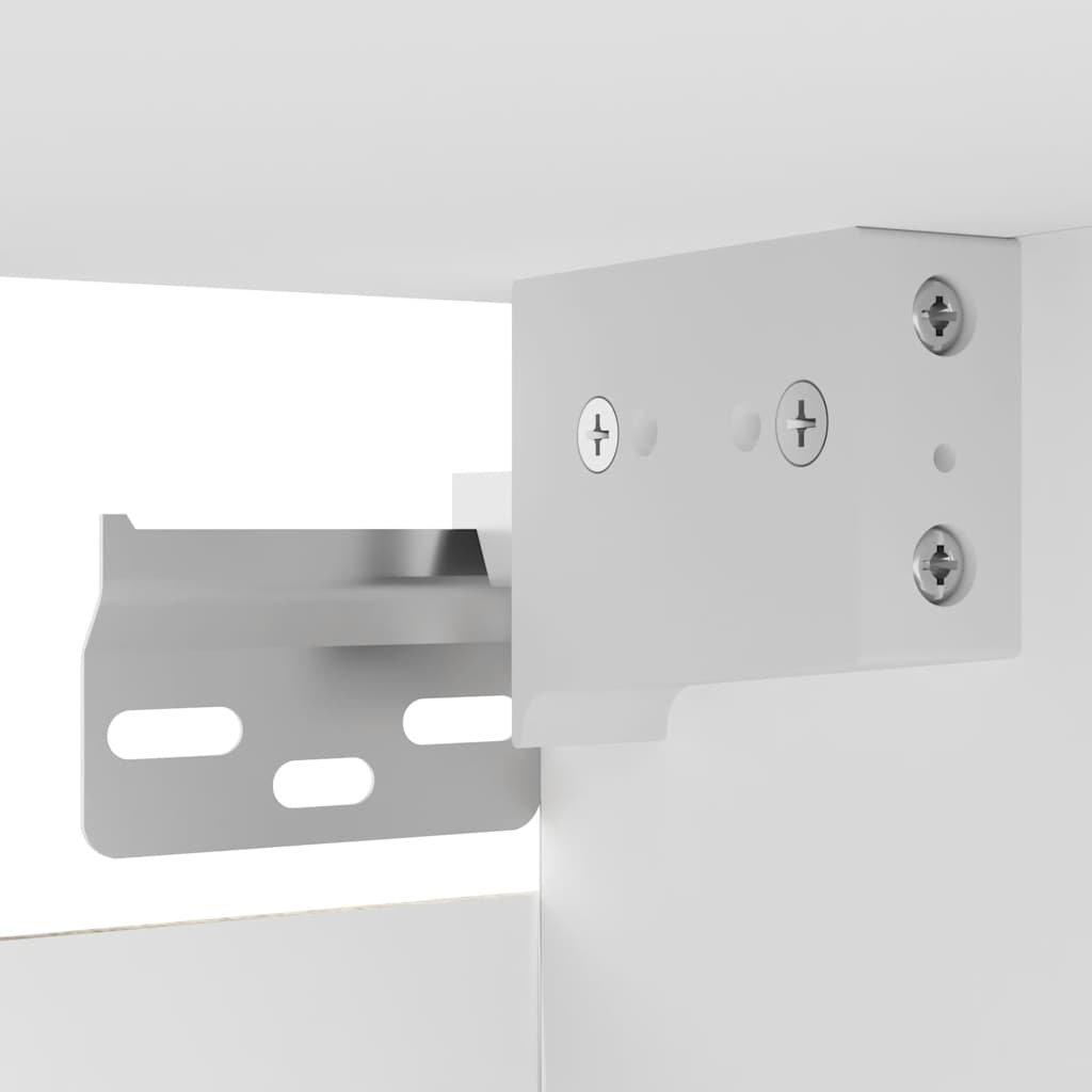 væghængt tv-skab 30,5x30x30 cm hvid