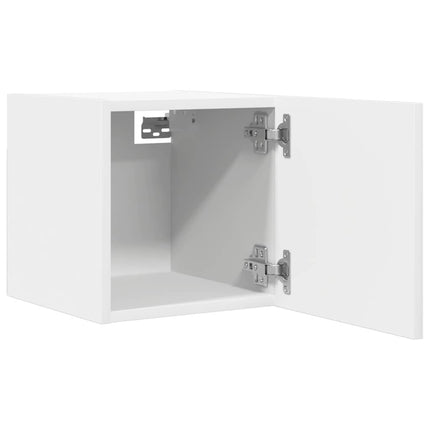 væghængte tv-skabe 2 stk. 30,5x30x30 cm hvid