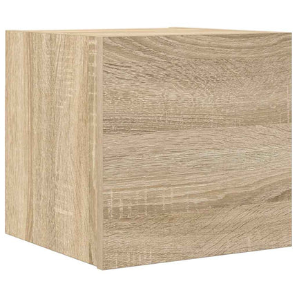 væghængt skab 30,5x30x30 cm sonoma-eg