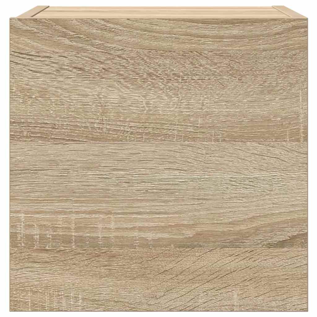 væghængt skab 30,5x30x30 cm sonoma-eg