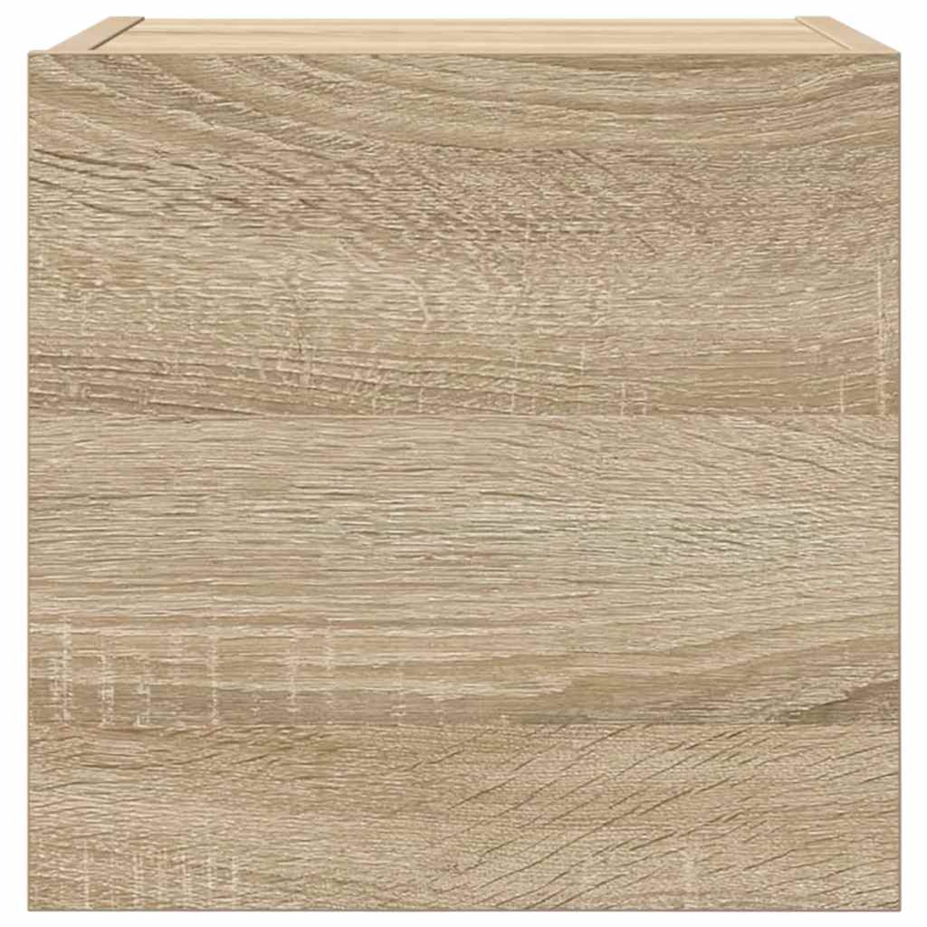 væghængte skabe 2 stk. 30,5x30x30 cm sonoma-eg