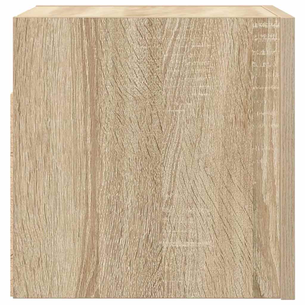 væghængte skabe 2 stk. 30,5x30x30 cm sonoma-eg