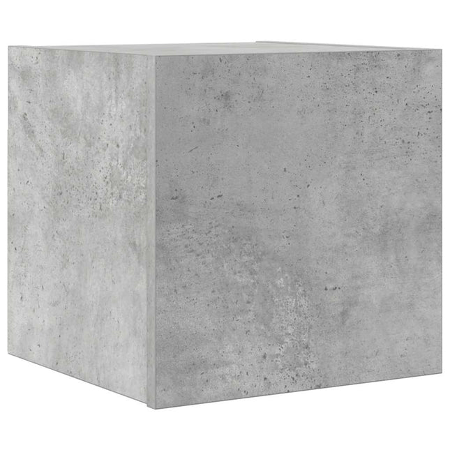 væghængt tv-skab 30,5x30x30 cm betongrå