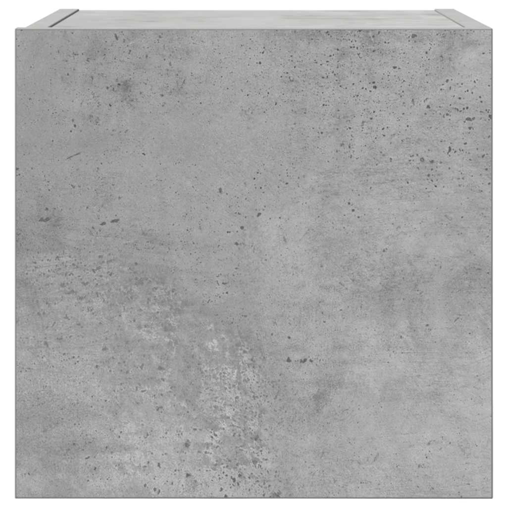 væghængt tv-skab 30,5x30x30 cm betongrå