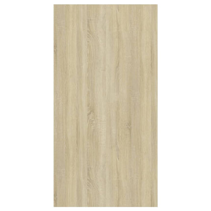 væghængt tv-bord 37x37x72 cm konstrueret træ sonoma-eg
