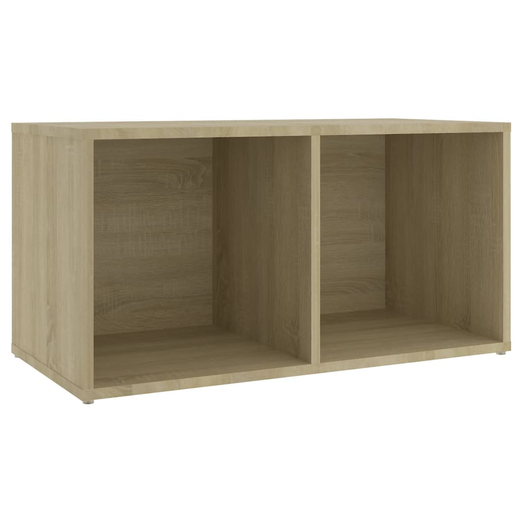 tv-skab 72x35x36,5 cm konstrueret træ sonoma-eg