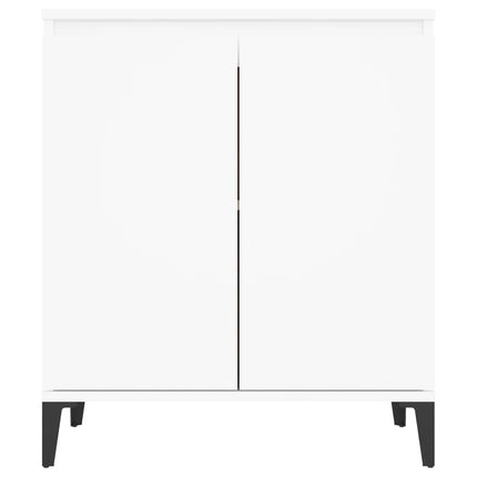 skænk 60x35x70 cm konstrueret træ hvid