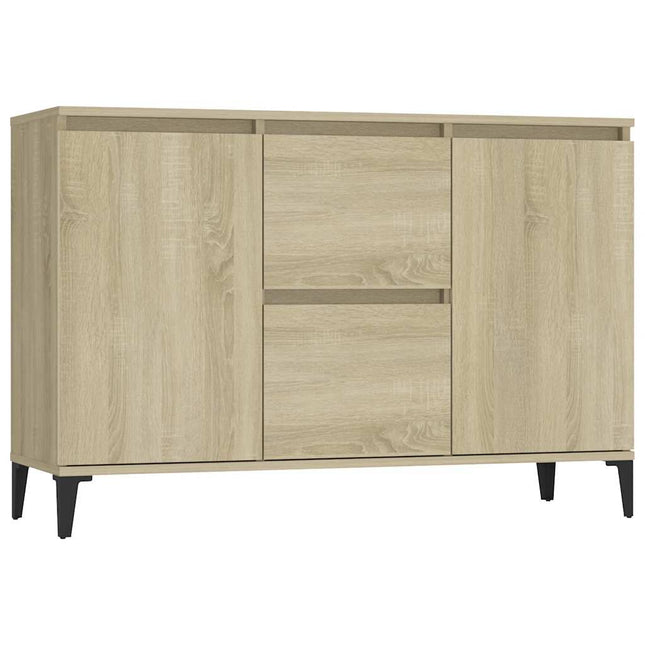 skænk 102x35x70 cm konstrueret træ sonoma-eg