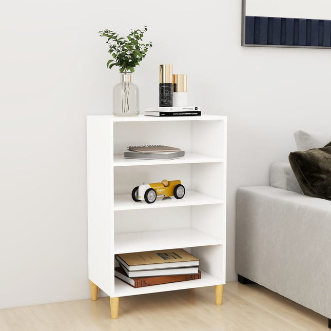skænk 57x35x90 cm konstrueret træ hvid