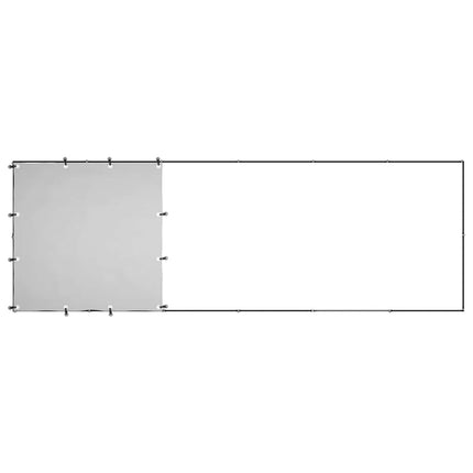 hundeløbegård 330x110x110 cm stål sort