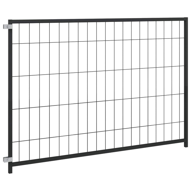 hundeløbegård 300x100x70 cm stål sort
