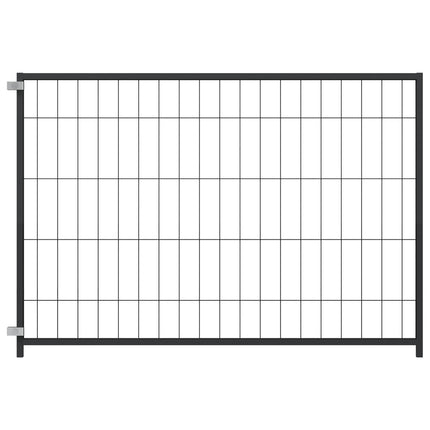 Dyrekasse uden dør Sort 300 x 100 x 70 cm Stål