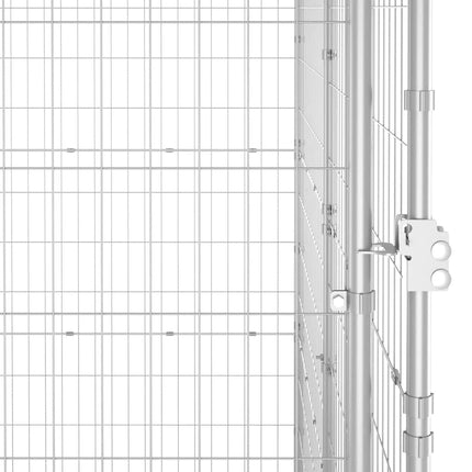 udendørs hundebur 110x220x180 cm galvaniseret stål