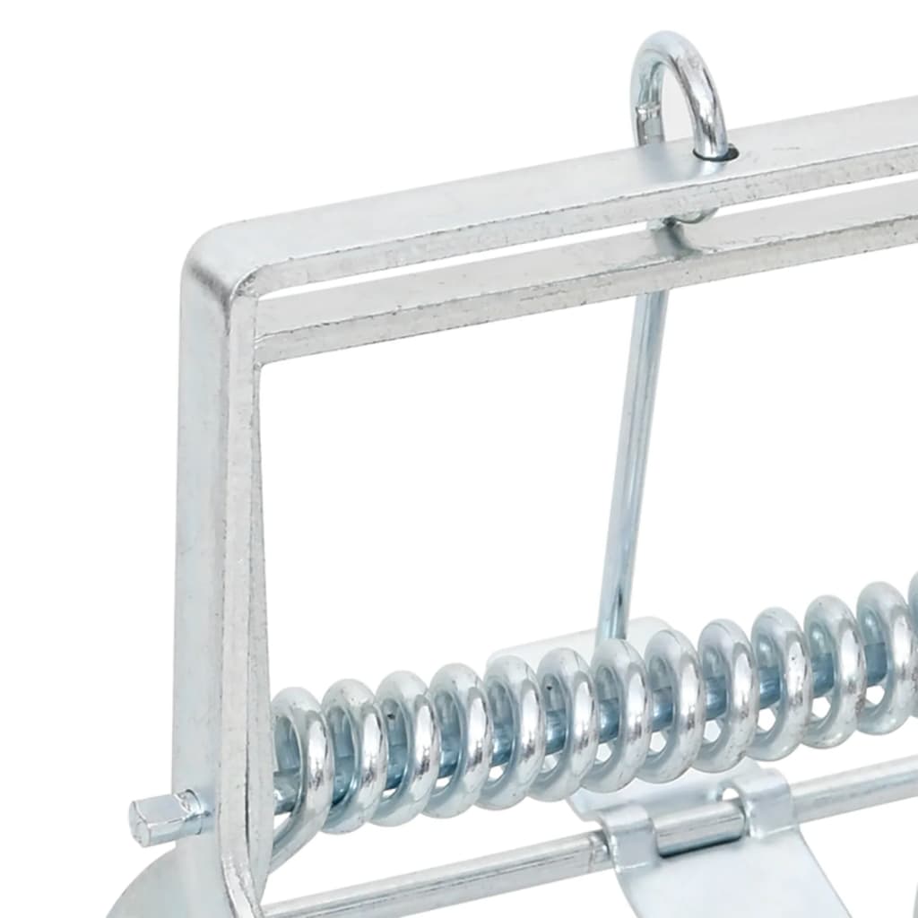 muldvarpefælder 4 stk. galvaniseret stål sølvfarvet