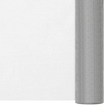net 80x2000 cm rustfrit stål sølvfarvet